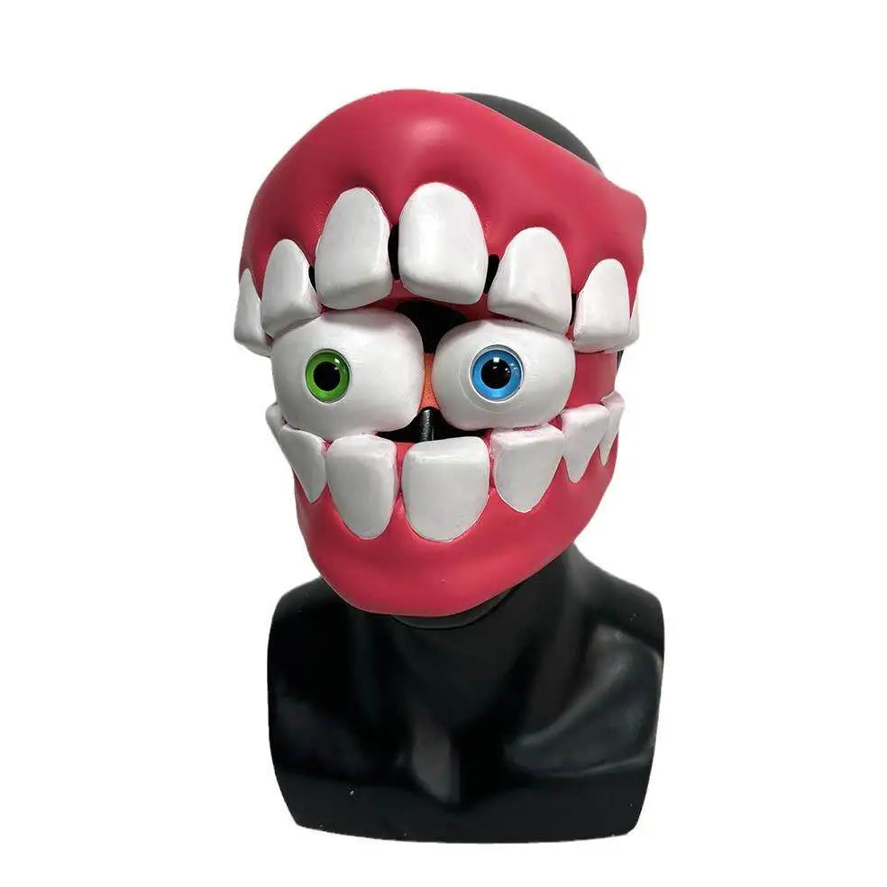The Amazing Digital Circus Caine Clown Mask Hood Costume Props Halloween Costume Props