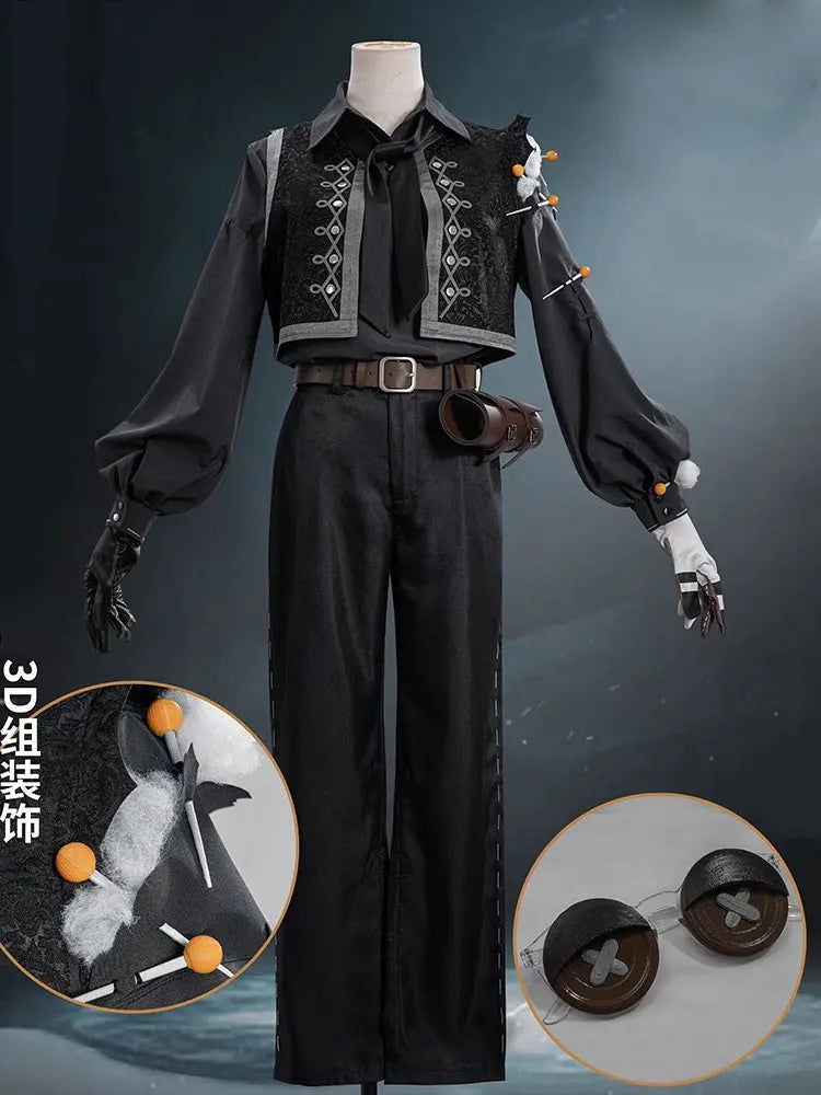 Game Identity V Mindhunters Matthias Costume Fancy Suit Hallween Uniforms Aime Custom Made - costume / XL