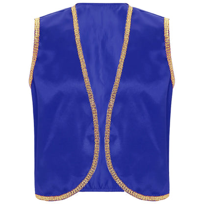 Men's Toad Game Character Open Front Loose Vest Waistcoat Costume - alternate view 9