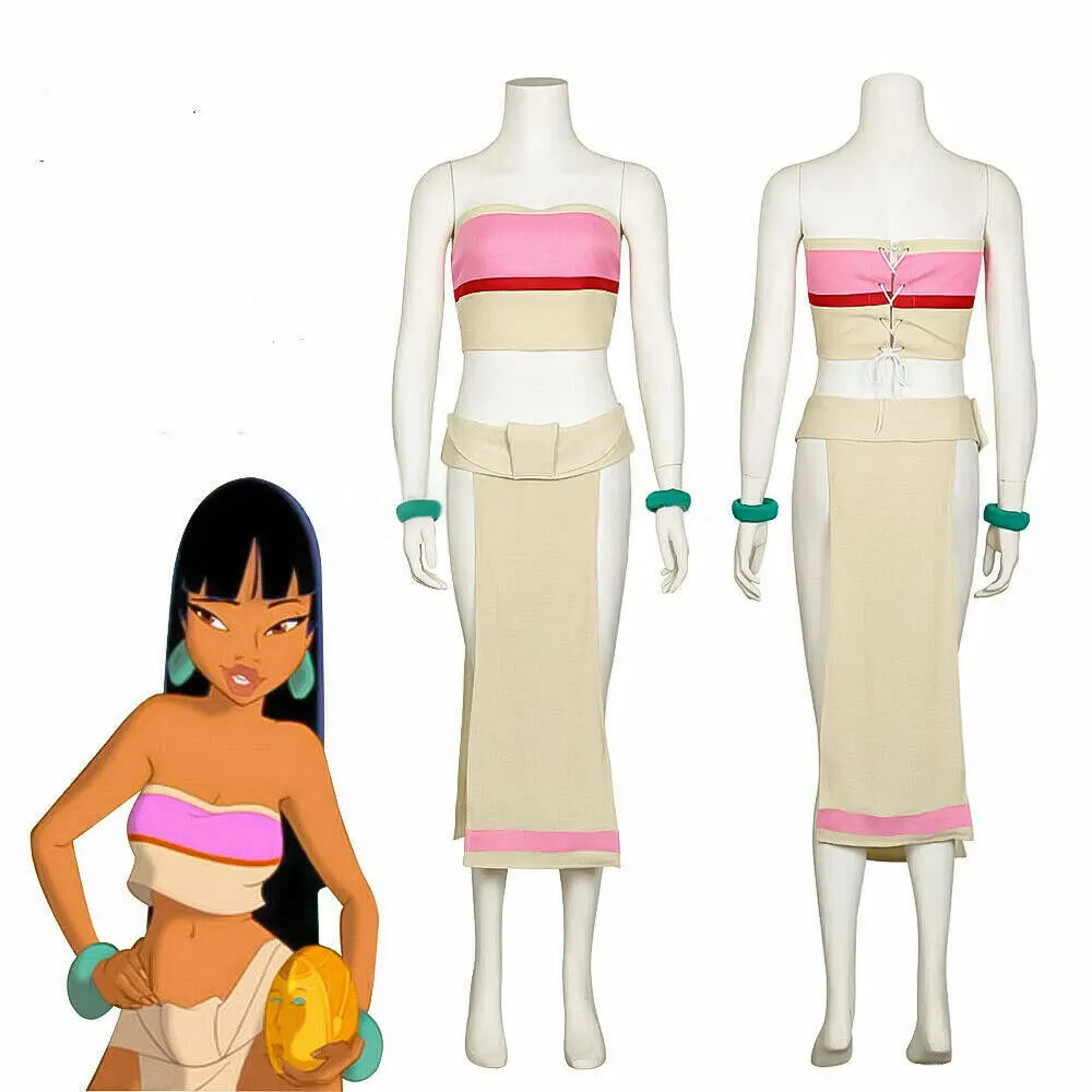 Anime Cartoon Film El Dorado Chel Costume Skirt Outfit Legendary Treasure Hunt Girl for - Clothes / L