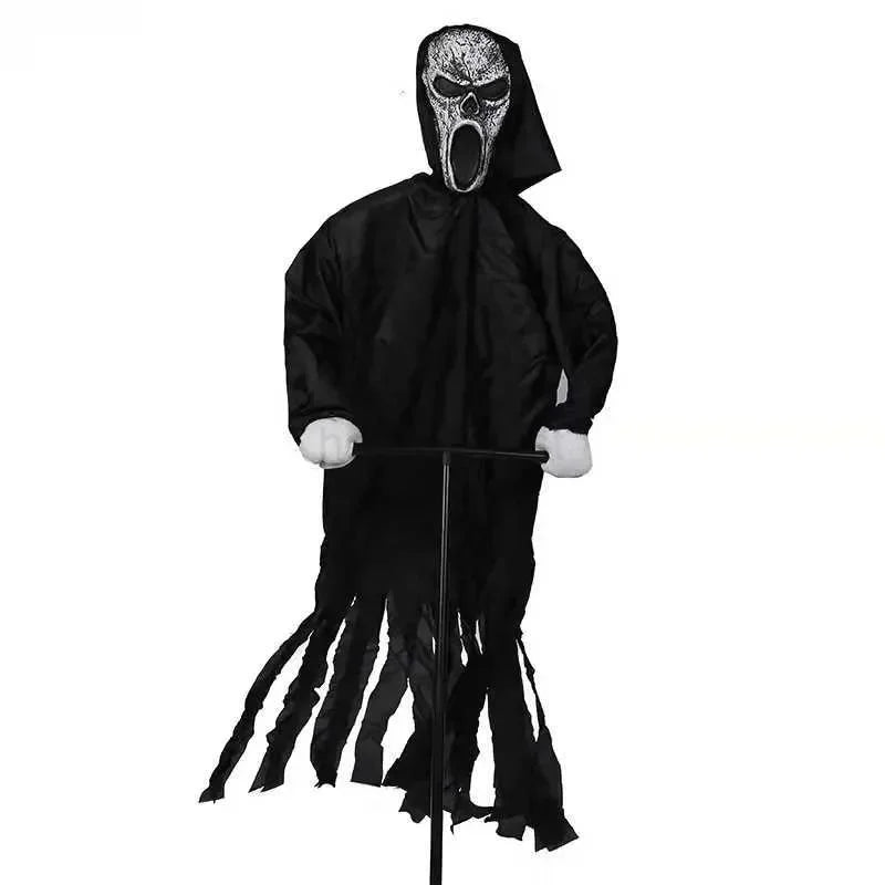 Garden Ghostface Scarecrow Halloween Decor Outside Hanging Scary Ghost Scarecrow Decorations Creative - product image 6