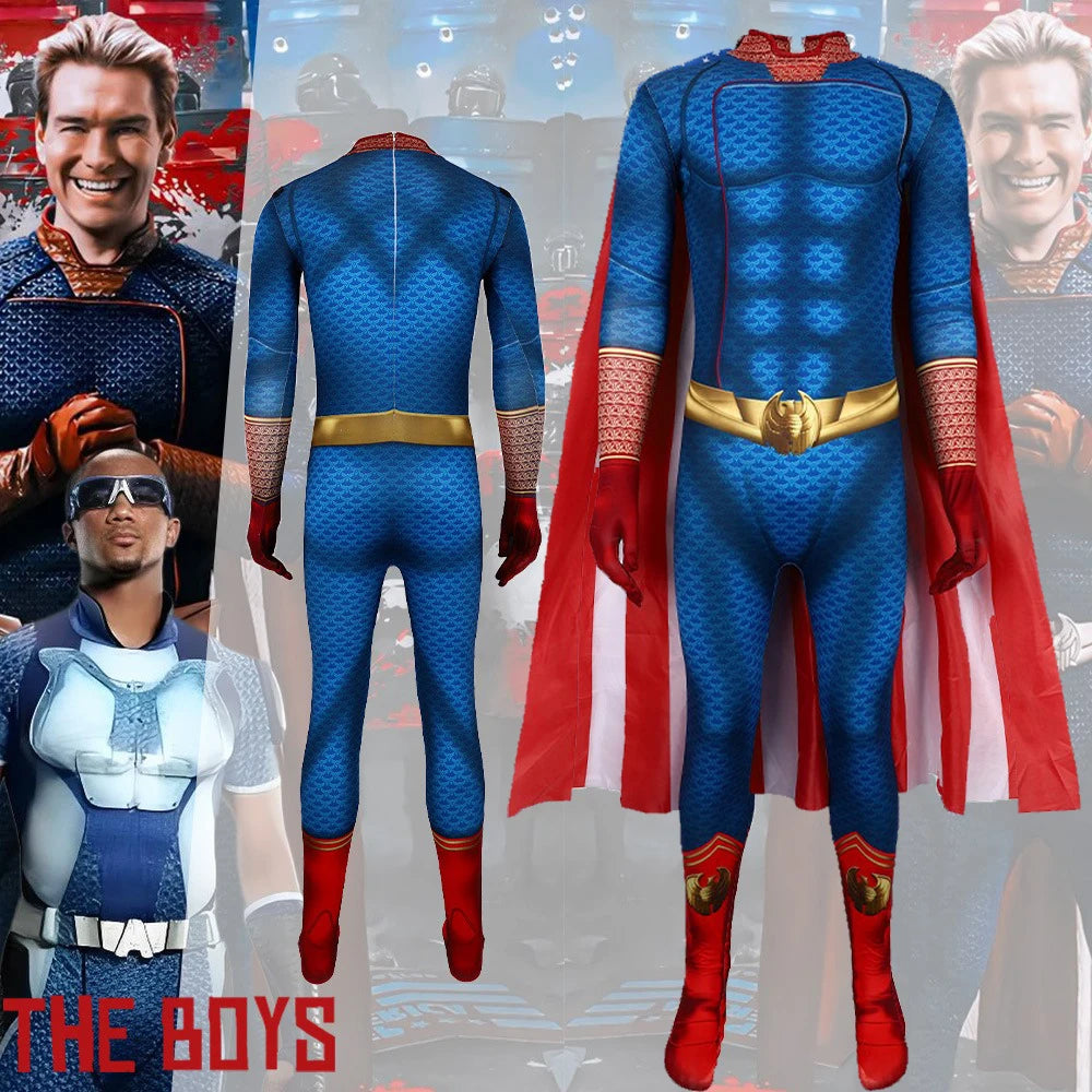 The Boys Cospaly the Homelander Costume Women Men Halloween Costume Antony Starr Superhero - Homelander Costume 1 / Adult 160
