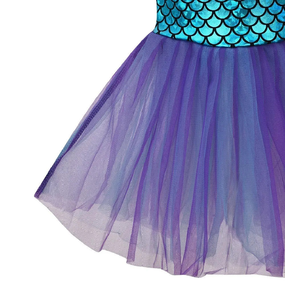 Kids' Princess Sleeveless Mermaid Fairy Tale Funny Costume - alternate view 6