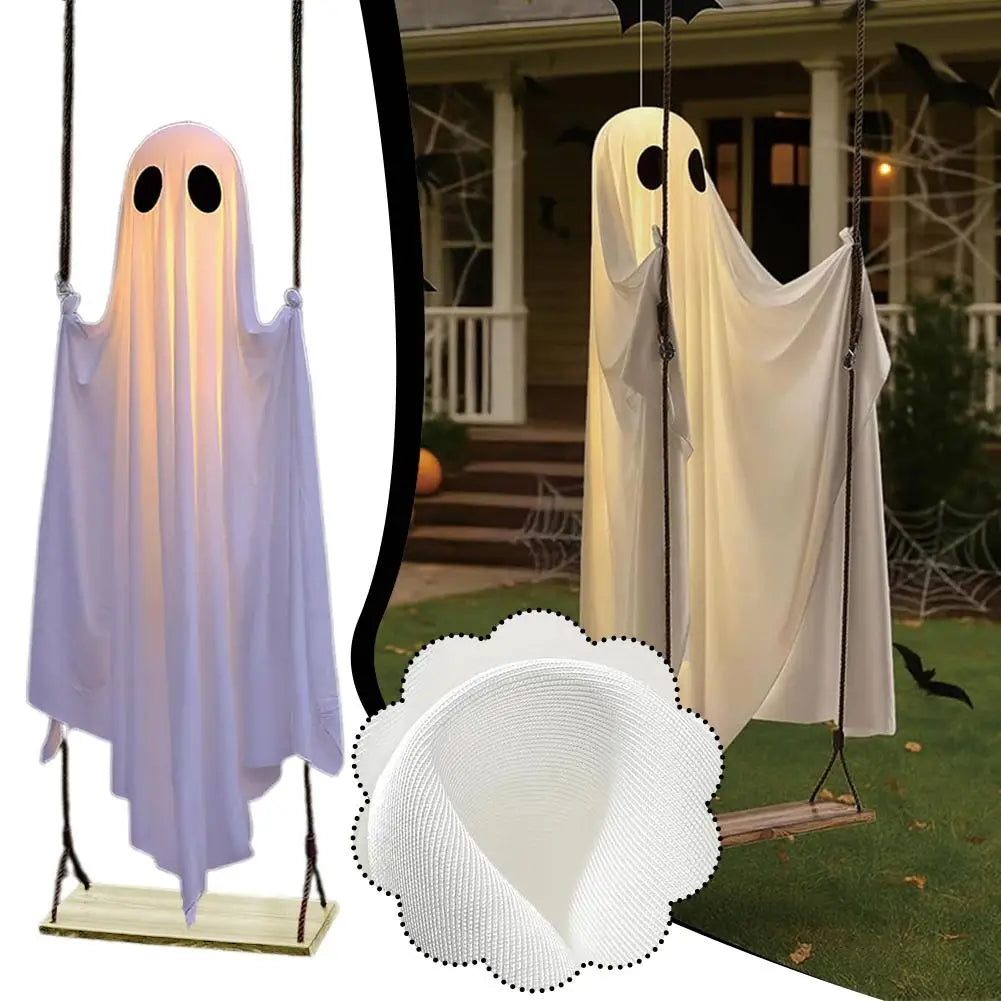 Hanging Swing Ghost Decoration Outdoor Large Hanging Swing Ghost Halloween Decoration Front Porch Courtyard - product image 2