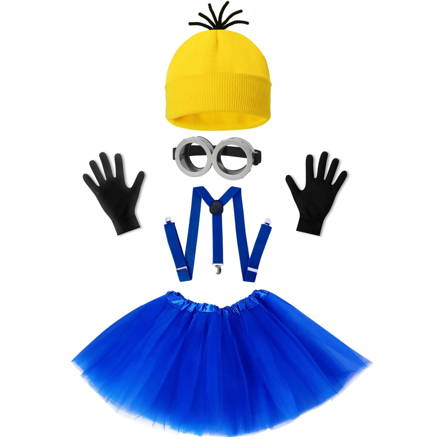 Girls' 5-Piece Halloween Costume Accessory Set