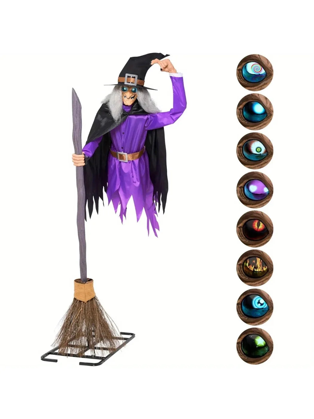 8 Ft Witch Halloween Animatronic - product image 6