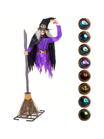 8 Ft Witch Halloween Animatronic - product image 6