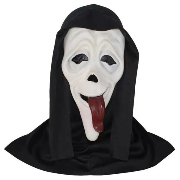 Halloween Costume Screaming Horror Props Mask Breathable Skeleton Mask Horror Halloween - Style A tushemianju