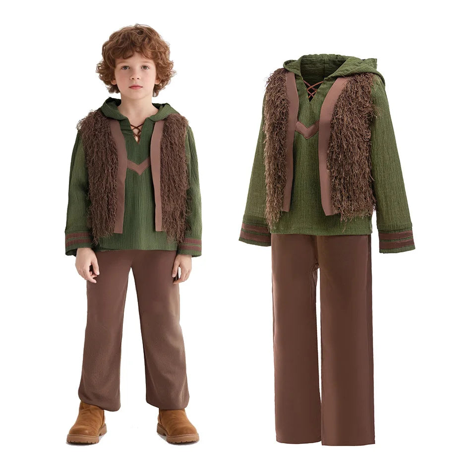 Boy Halloween Costume Dragon Trainer The Same Three-piece Costume Hiccup Role Playing Clothes Vikings Daily - product image 1