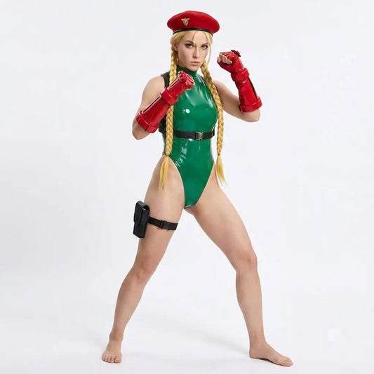 Cammy Cosplay Costume Halloween Adult Woman Disguise Suit Clothing - product image 1
