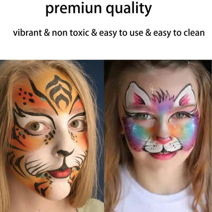 Glow Face Body Paint Under UV Sticks Makeup Neon Face Painting Kits for Adult Halloween Festival Accessory - product image 5