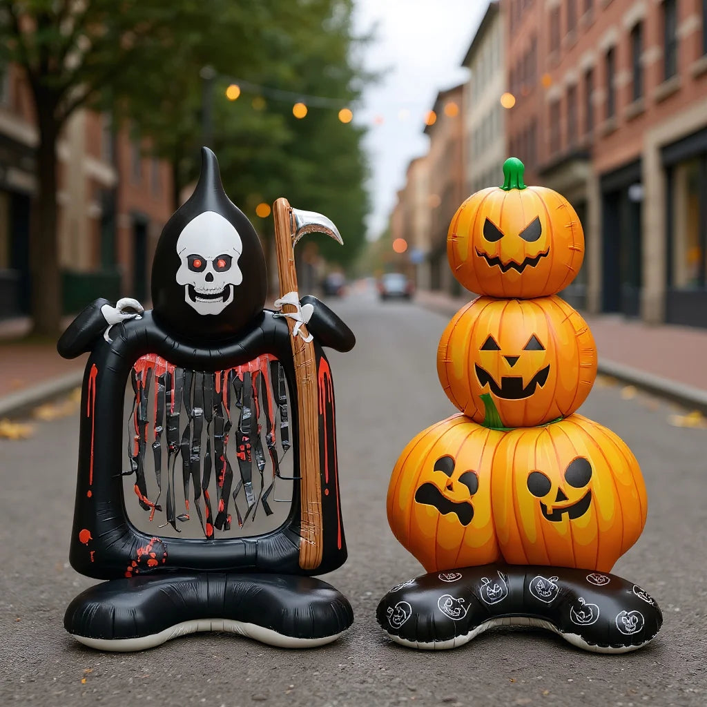 1-Piece Halloween - Themed Witch Grim Reaper Balloon Set 2025 Halloween - product image 2