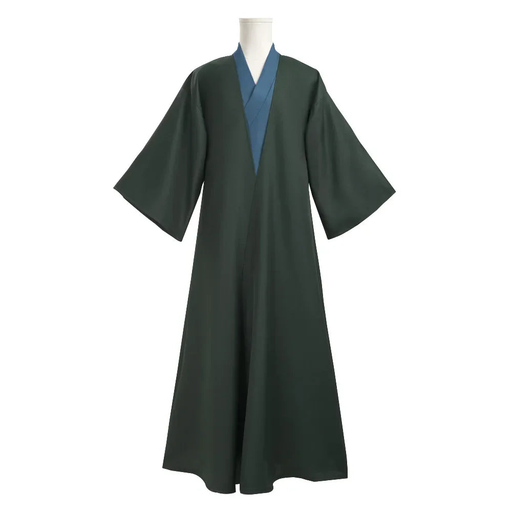 Professor Severus Snape Costume Magic Boarding School School Black Cape Shirt Suit Into Human Robe - C / XXL