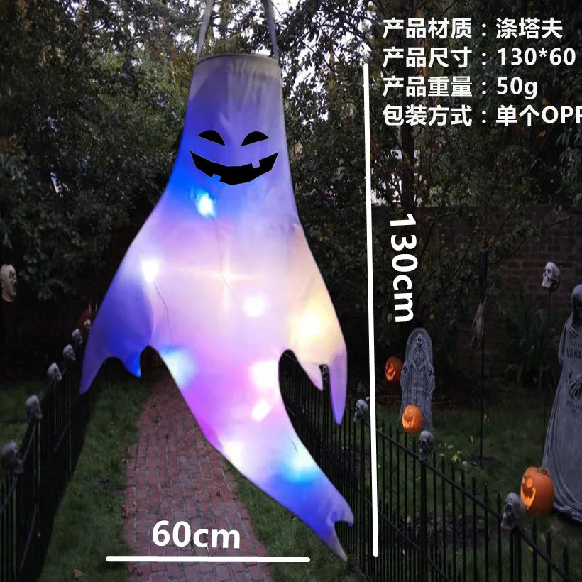 Hanging Ghost Halloween LED Luminous Ghost Children's Gift Scary Party Props - product image 10