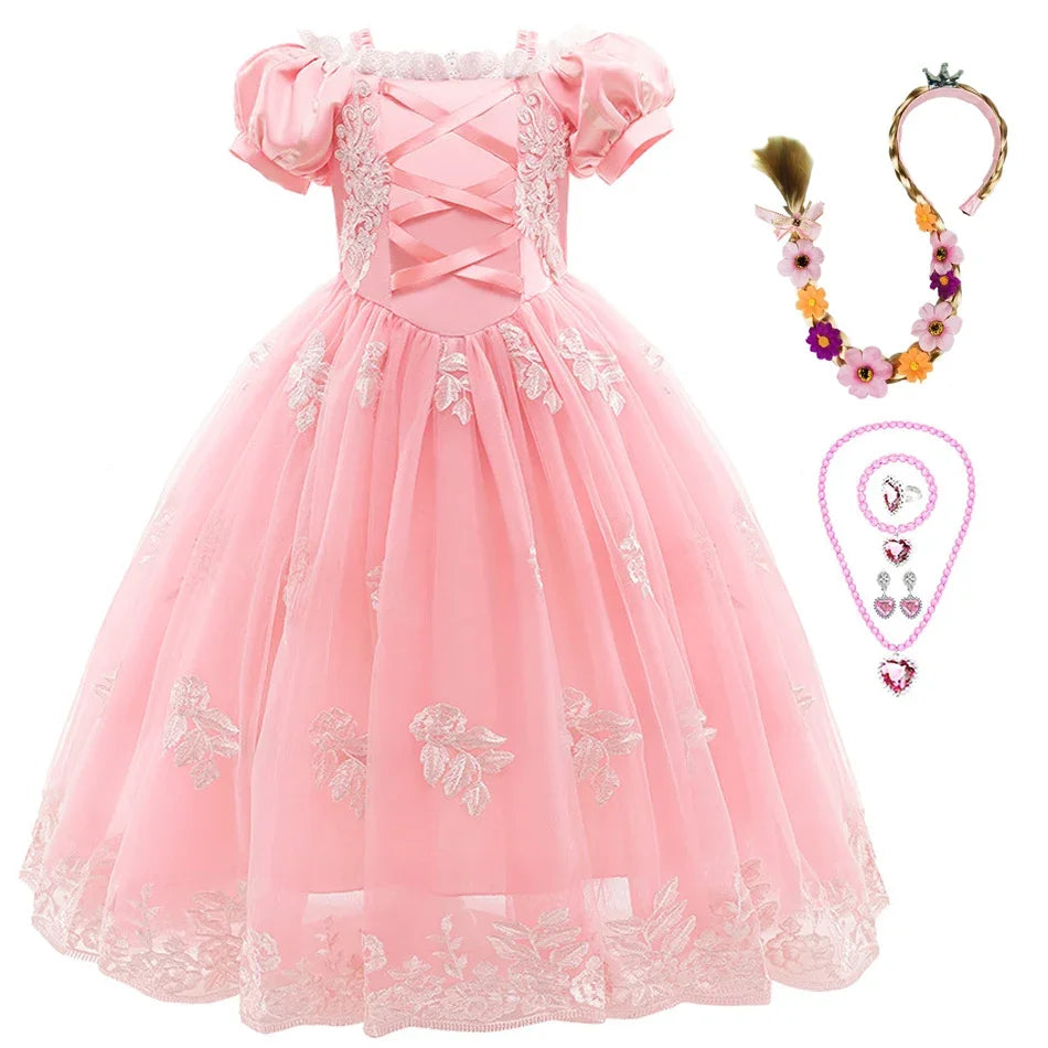 Girls Fairytale Princess Halloween Costume Dress
