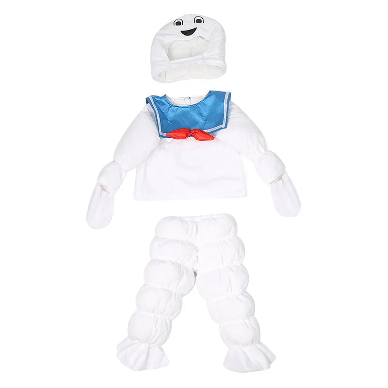 Party Kids Baby Mini Stay Puft Ghostbusters Marshmallow Costumes for Halloween - product image 6