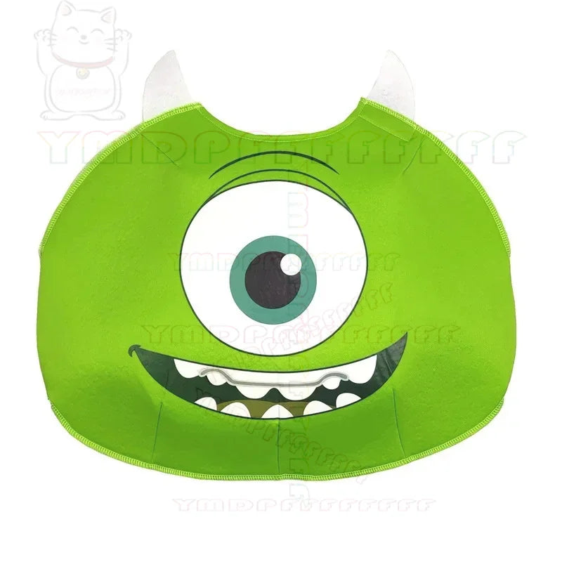 Mike Wazowski-Inspired Monsters University Costume – Jumpsuit, Hat & Vest