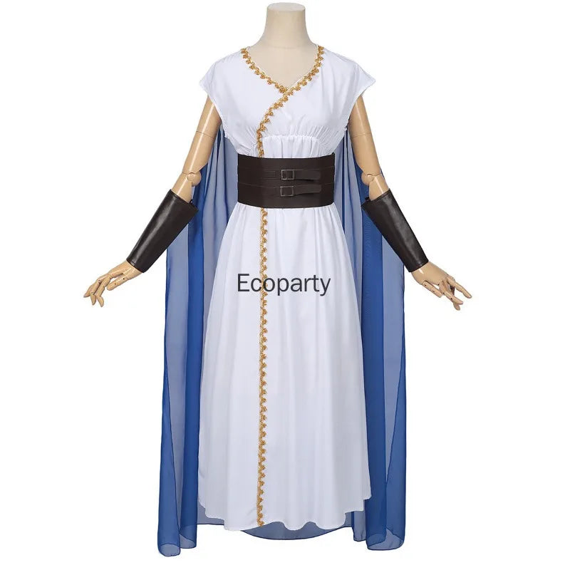 Women Ancient Greek Moon Hunting Goddess Artemis Costume Medieval Princess Costume Dress - View 6