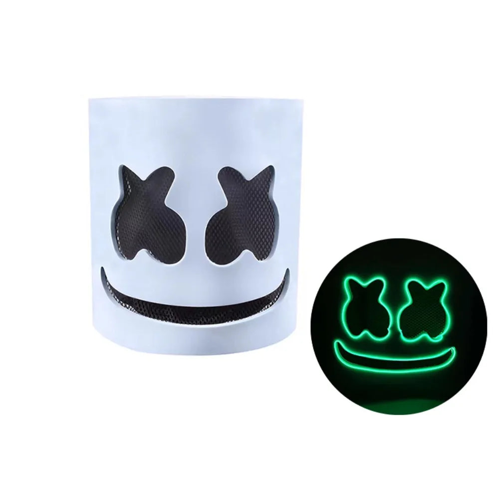 Dj Marshmallow LED Neon Halloween Mask - product image 13