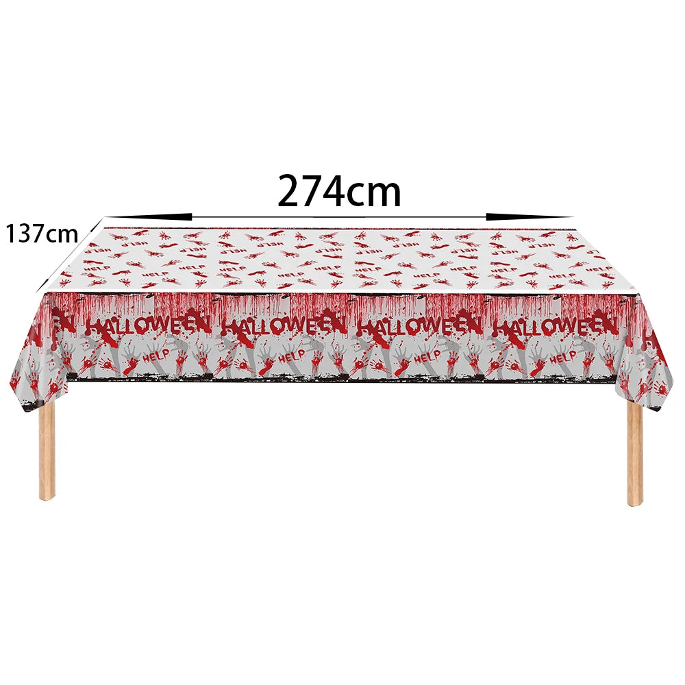 Disposable Tableware Paper Plates Napkins Cups Halloween Decoration - product image 3