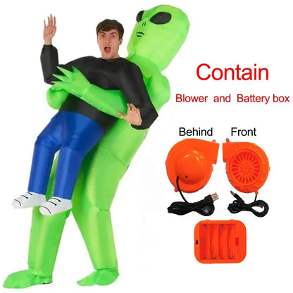 Halloween Alien Inflatable Suit Alien Costume for Kids Monster Inflatable Costume Scary - View 4