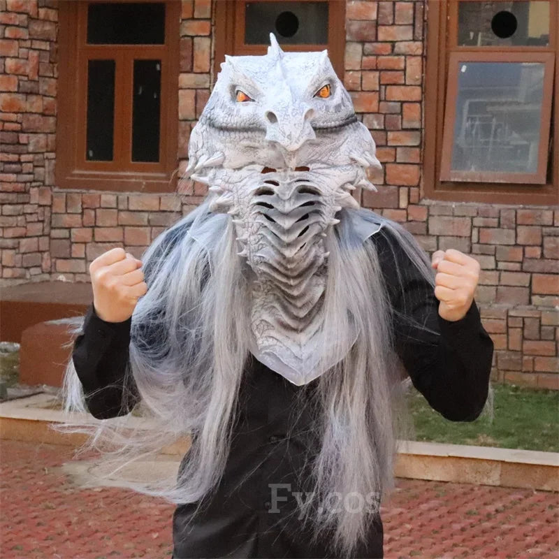 Halloween Costume Yellow Duck Head Party Animal Mask Cosplay Prop Latex Masks Green Fish Mask Funny Duck Bill