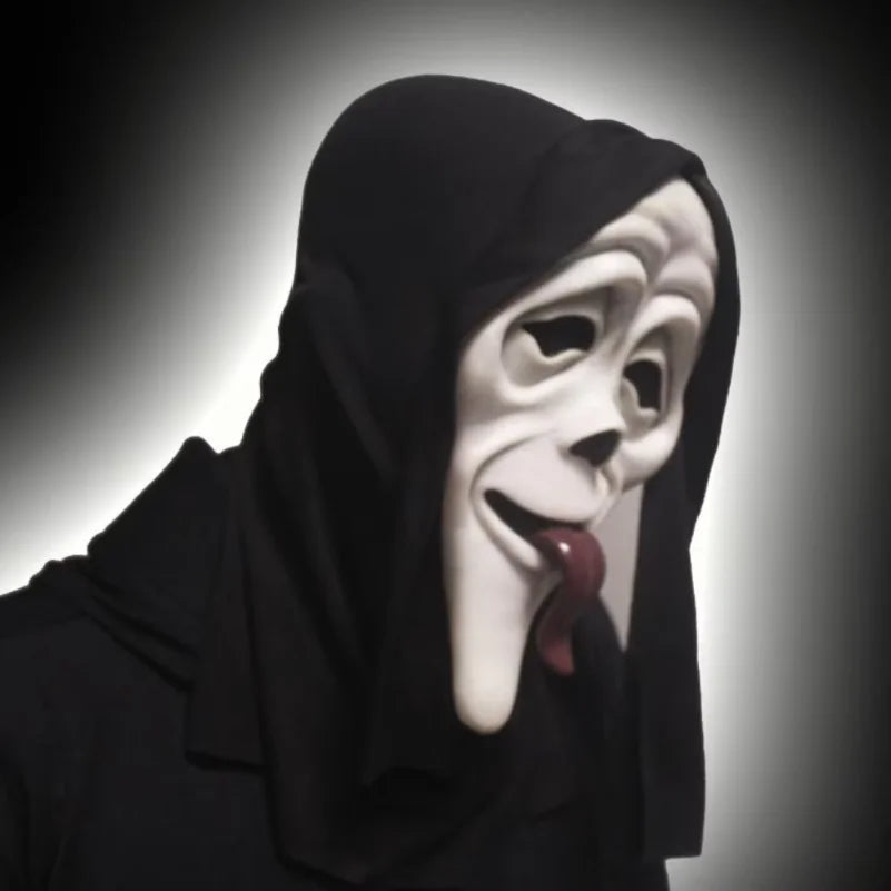 Screaming Skeleton Horror Mask – Latex Halloween Costume