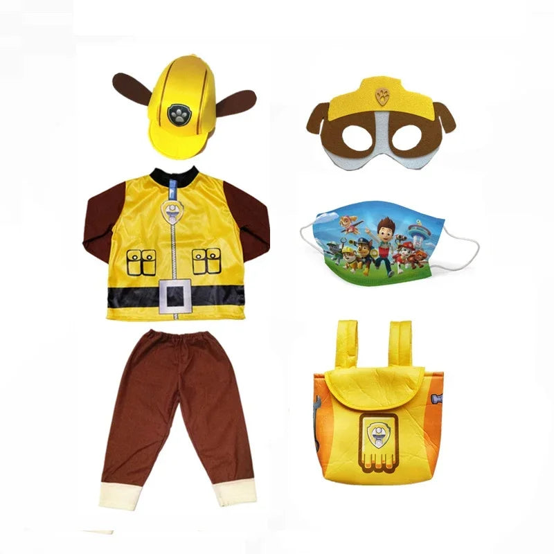 Rescue Pup Patrol-Inspired Kids Costume Children Tops Pants Patrol Uniform Costume