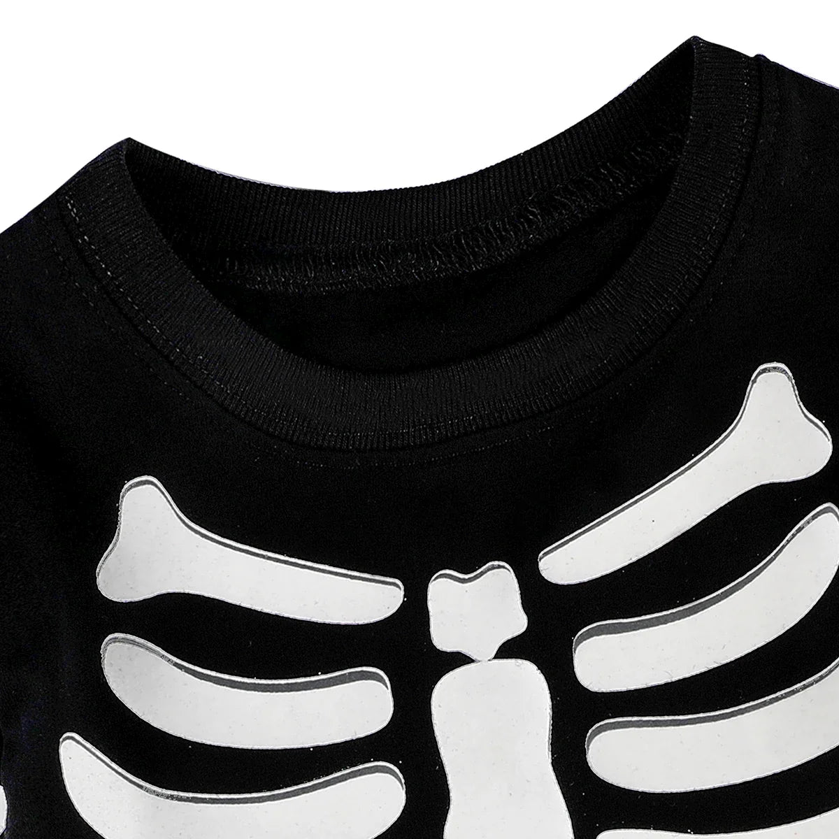 Kids Halloween Skeleton Pajama Costume Set, 10 Years