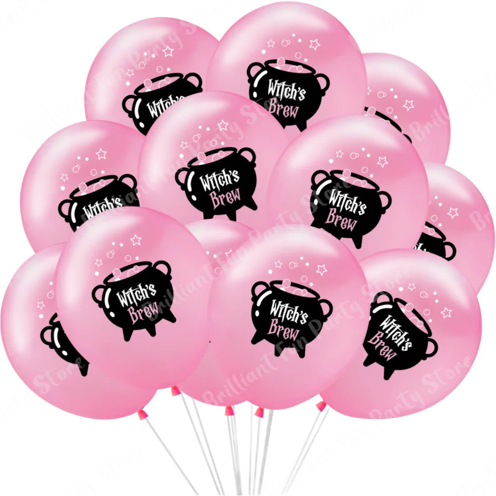 Balloons 12 Inch Black Orange White Halloween Decoration - product image 7