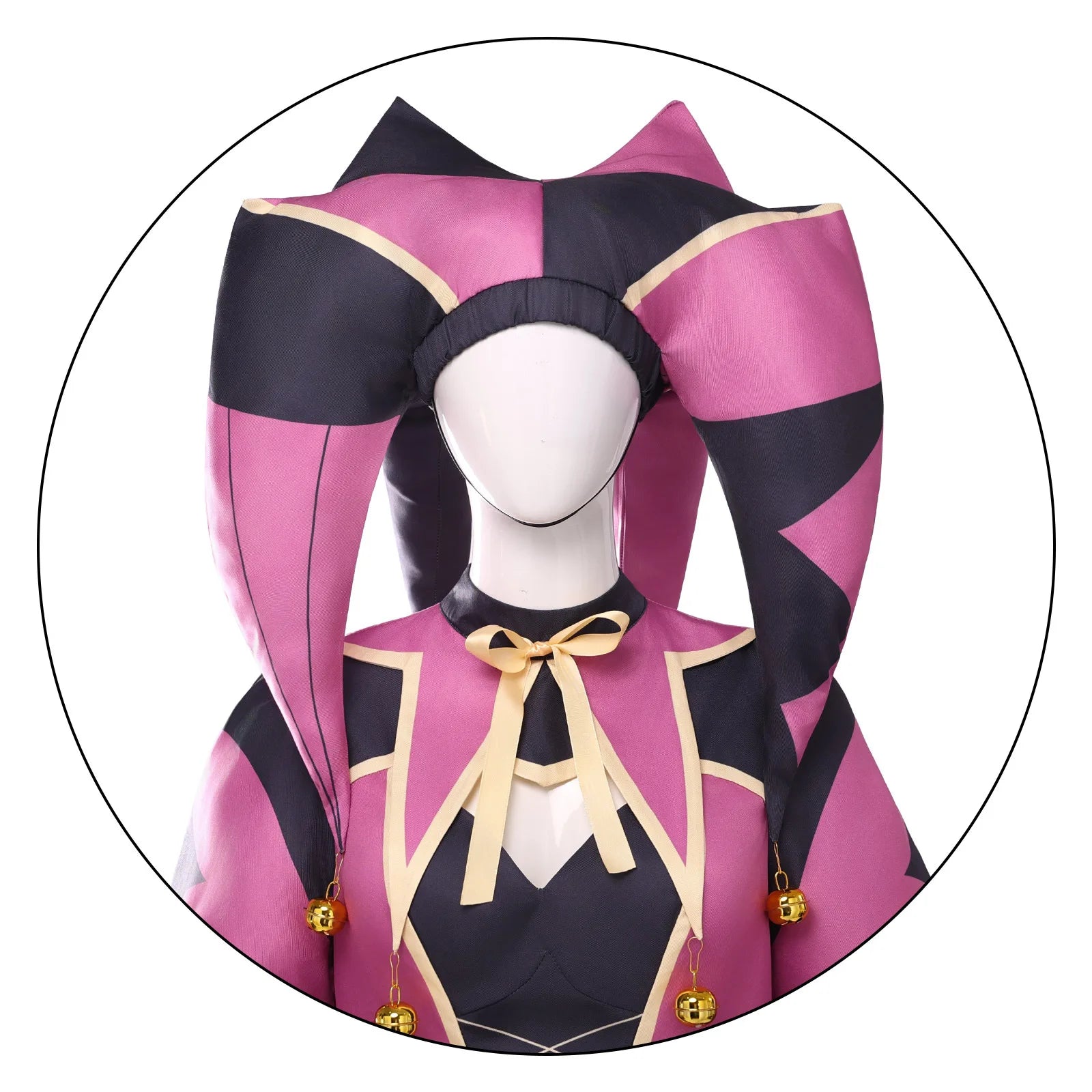 Cos Room Tfc the Freak Circus Columbina Costume the Angel Pink Clown Outfit TICKET Scary - Costumes / S