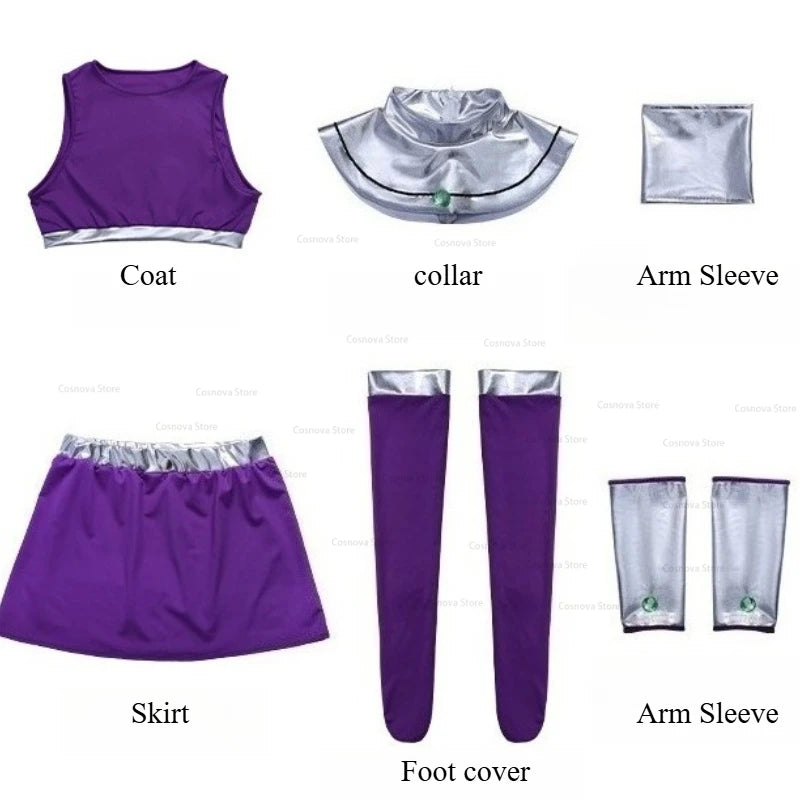Women's Purple Superhero-Inspired Halloween Costume