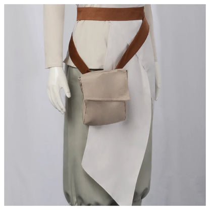 Rey Costume Space Battle Skywalker Outfit Women Jedi Uniform Assassin Mask Bag Costume Set - Set / XL