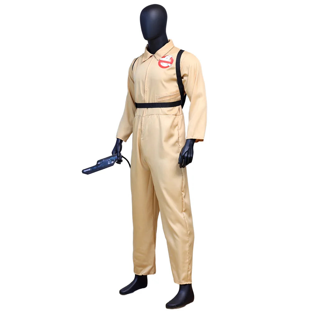 Adult paranormal ghost hunter Costume with Backpack Performance Dance Drama ToolsChristmas Theme - Clothes / 160