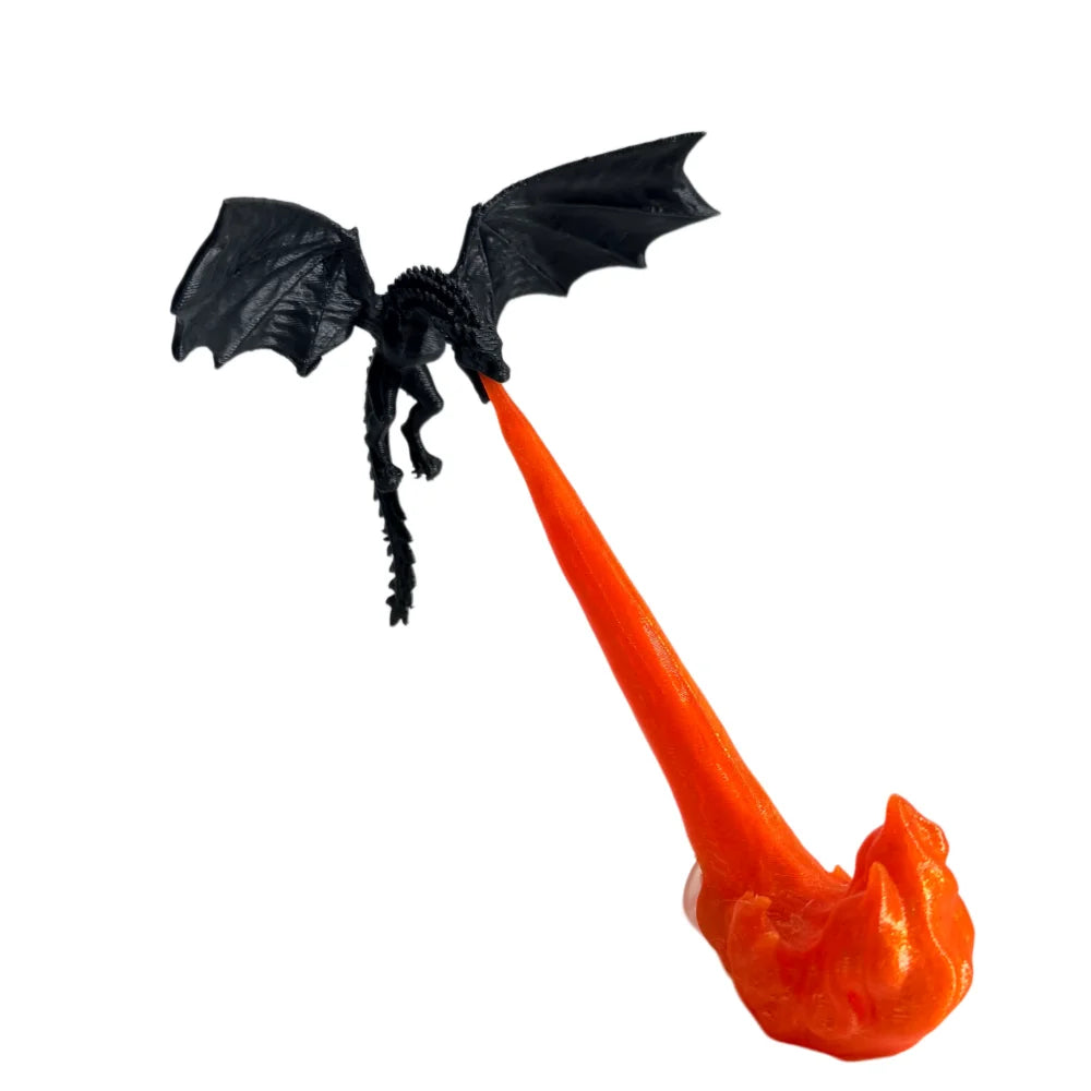 2026 Halloween Decoration Fire Evil Dragon Desk Ornament Halloween Birthday - product image 4