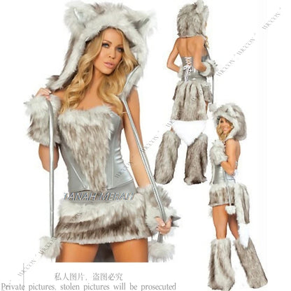 Halloween Party Frog Penguin Panda Cat Fox Monster Dinosaur Pirate Cosplay Costume Jumpsuit Woman Man Party Role Play Bunny Girl
