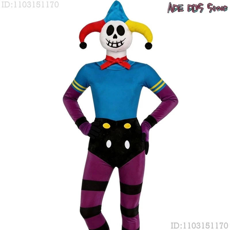 The Costume Prototype Costume Hat Horror Game Cosplay Jumpsuit 110-190 Scary Evil - Costume / 190