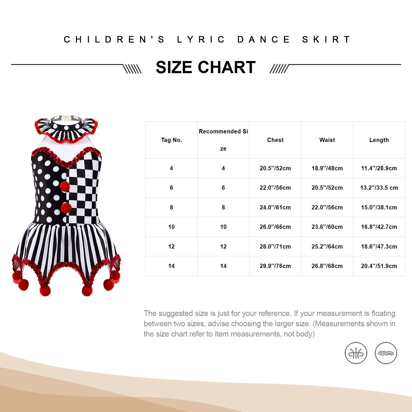 Kids' Girls Clown Jester Circus Halter Neck Checkerboard Sequins Tutu Costume - alternate view 6