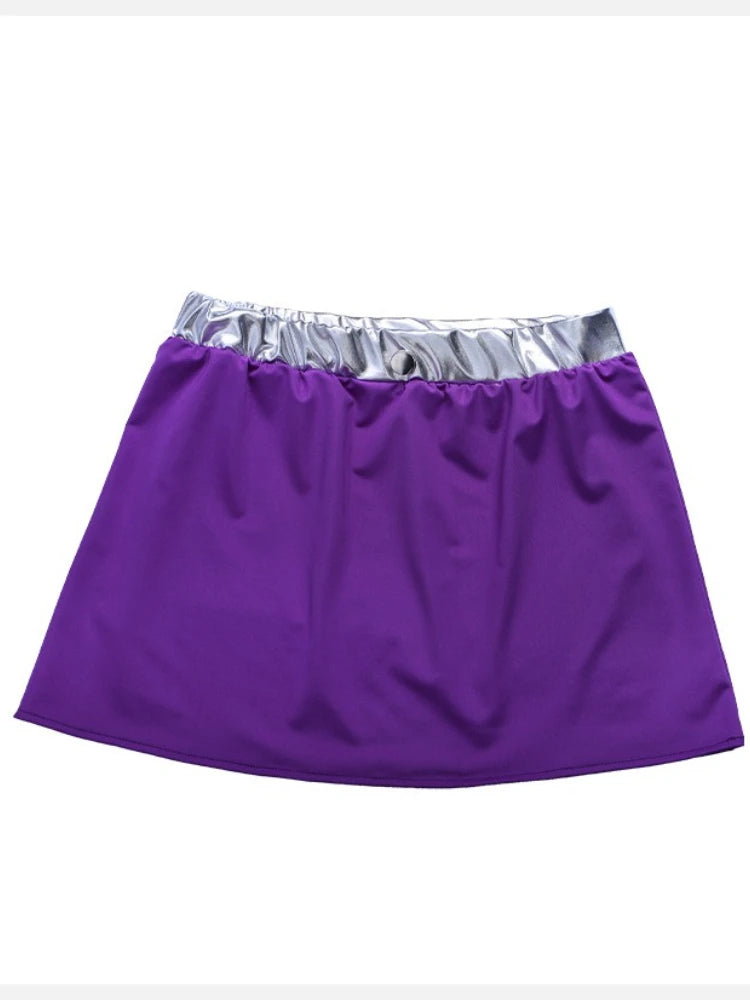 Women's Purple Superhero-Inspired Halloween Costume