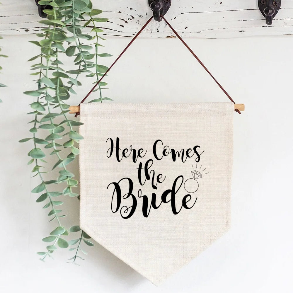 Banner Here Comes The Bride Wedding Decor Ideal for Bridal Showers - product image 2
