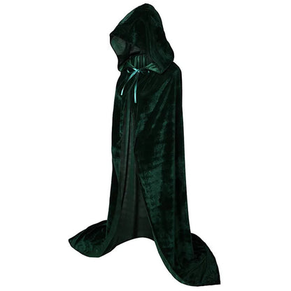 Halloween Cloaks Gothic Hooded Cloak Adult Elf Witch Long Purim Carnival Capes Robe Larp Women Men Vampires - product image 5