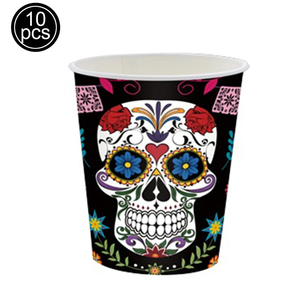Day of the Dead Skull Party Tableware Set - product image 7