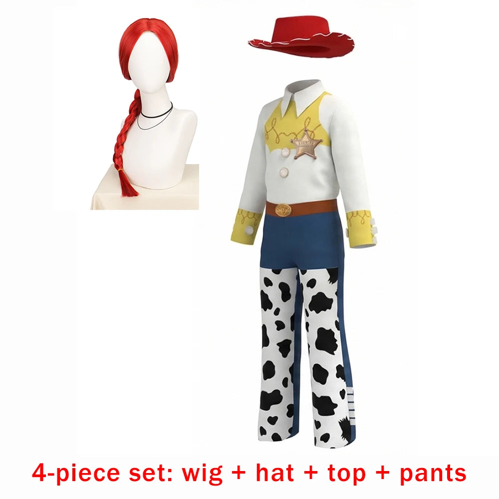 Movie and Anime Tops Pants Wigs Red Braids Hair Accessories Costume - alternate view 7