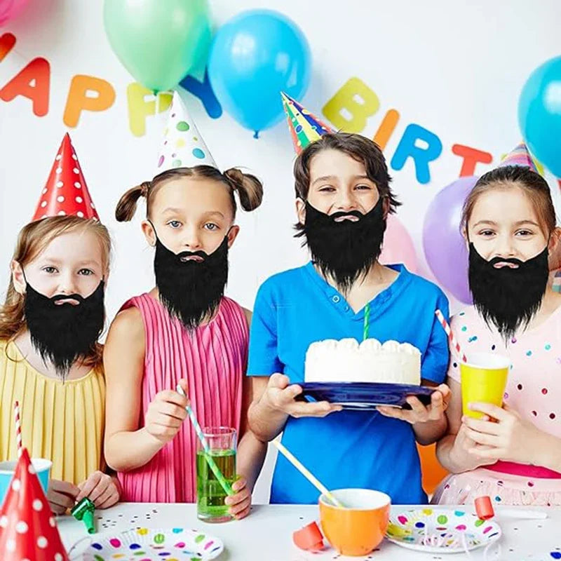 Fake Beard Party Beard Halloween Beard Santa Claus Big Beard White Long Hair - product image 4