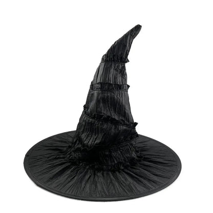 Elphaba Glinda Wicked Witches Hats Black Large Ruched Witch Hat Women Costume Accessory Halloween Cosplay - product image 8