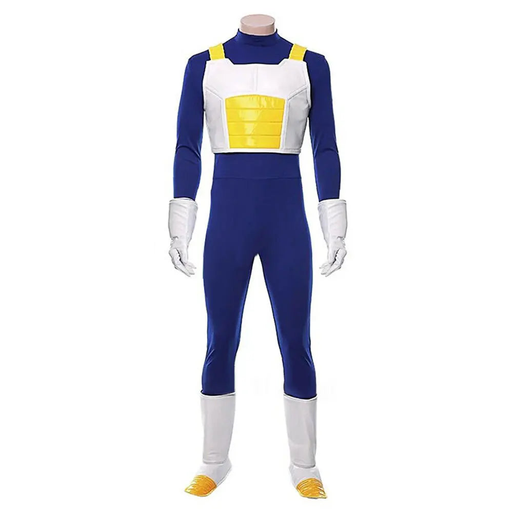 Vegeta Costume Wigs Anime Superhero Costume Adult Men Fantasy Halloween - wig / M