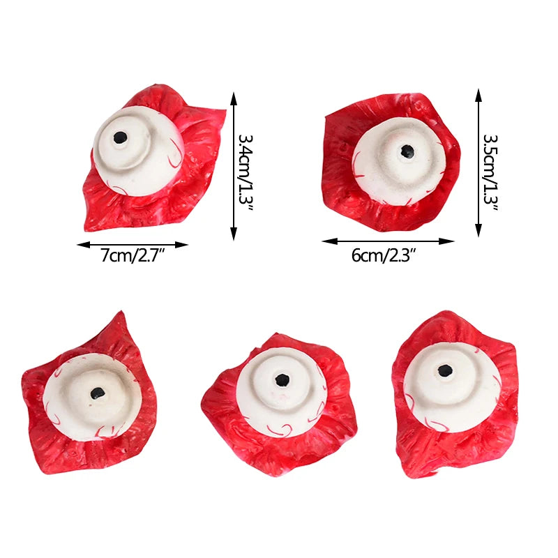5pcs Halloween Horror Prop Simulation Human Organ Bloody Ear Fingers Eyeballs - product image 11