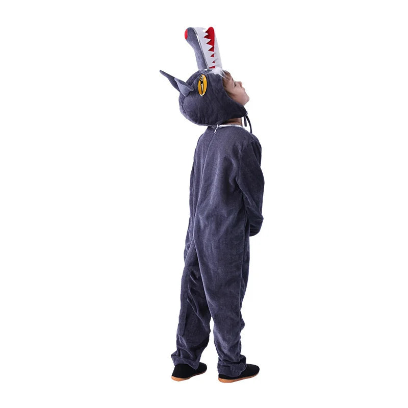 Wolf Costume for Kids | Animal Pajama Dress-Up