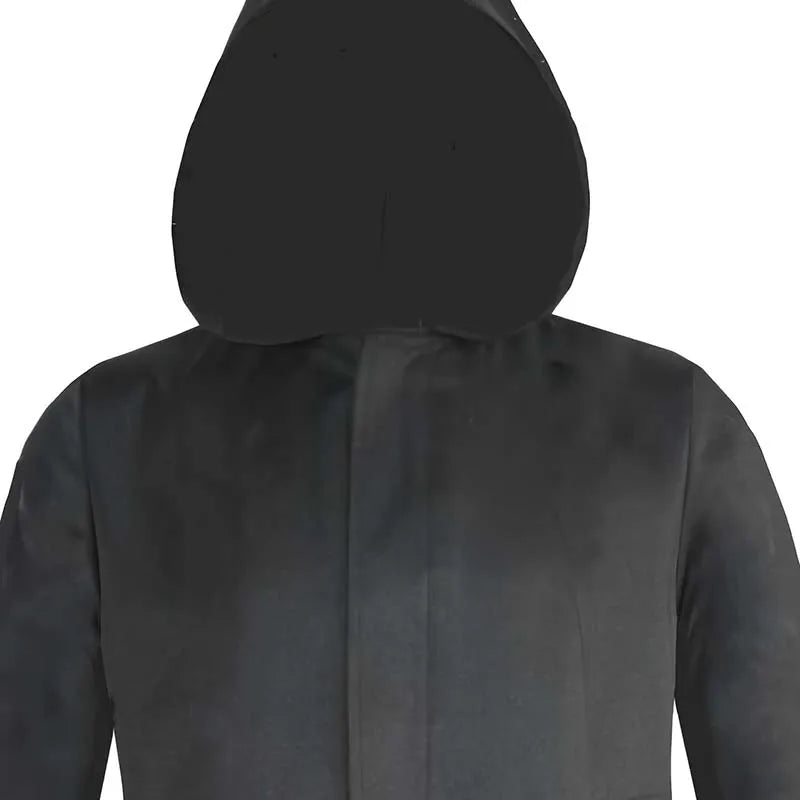 Adult Halloween Costume with Gloves Men Women Game Cape Medieval Black Hoodie Cloak - View 5
