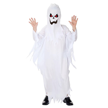 Kids' Ghost White Scary Suit Costume